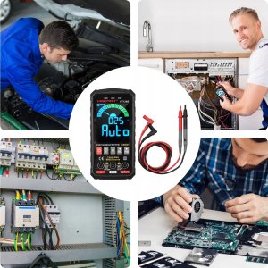 CYFROWY MULTIMETR UNIWERSALNY NCV RMS LIVE TEST TERMOPARA TEMP. LATARKA LED 4