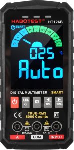 CYFROWY MULTIMETR UNIWERSALNY NCV RMS LIVE TEST TERMOPARA TEMP. LATARKA LED 5