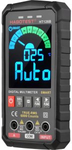 CYFROWY MULTIMETR UNIWERSALNY NCV RMS LIVE TEST TERMOPARA TEMP. LATARKA LED 6