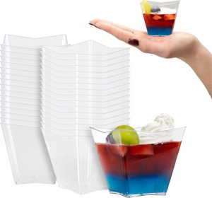 PUCHARKI POJEMNIKI NA DESERKI 100 ml 24 szt. kubek STAR na przekąski 1