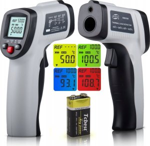 PIROMETR TERMOMETR LASEROWY BEZDOTYKOWY -50 +500C 1