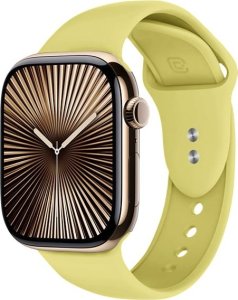 Crong Liquid - Pasek do Apple Watch 38/40/41/42mm (słomkowy) 5