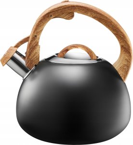 CZAJNIK NIEELEKTRYCZNY 42790 HUDSON CZARNY DREWNIANA RĄCZKA 2,6L (3L) 1