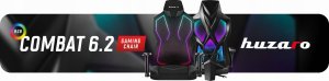 Fotel Huzaro Combat 6.2 Black RGB 2