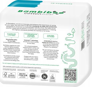 BAMBIBOO-PIELUCHY JEDNORAZOWE Z BAWEŁNĄ   R2.26SZT 4