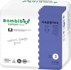 BAMBIBOO-PIELUCHY JENORAZOWE Z BAWEŁNA    R3.26SZT 1
