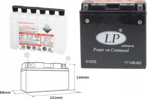Akumuliatorius 12 Ah 150A EN 12V 5