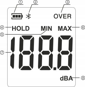 DECYBELOMIERZ Sonometr Bluetooth Aplikacja na tel. 7