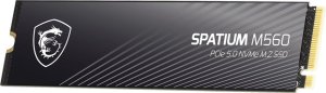 Dysk SSD MSI Spatium M560 2TB M.2 2280 PCI-E x4 Gen5 NVMe (SPATIUM M560 PCIE 5.0 NVME M.2 2TB) 2