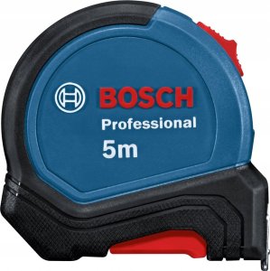 Bosch Professional 5m tape measure (one-hand operation, belt clip, magnetic hook, 2 stop buttons, 27 1