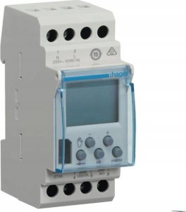 Hager weekly timer 1 changeover contact 16A 2PLE EGN103 1