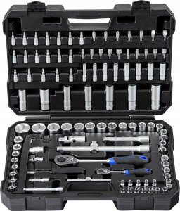 Projahn Proficraft socket wrench set tool case (nut set, ratchet set with 6-point 1/4" & 1/2" inserts, incl. wrench 1