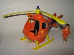 Simba 109251002 - Fireman Sam Helicopter Wallaby II (34 cm, 6 seats) for children from 1