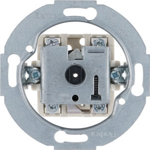 Berker rotary switch, cross 1930/glass/R.classic 387703 2