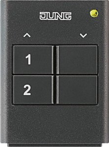 JUNG radio handheld transmitter, 2-channel FM HS 2 1