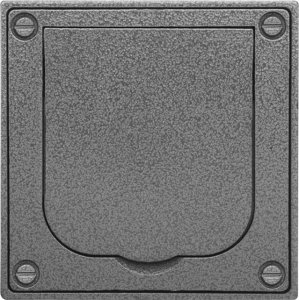 Busch-Jaeger flush-mounted housing 1705 U-101 with hinged lid data communication technology insert/cover for 1