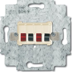 BUSCH-JAEGER Stereo loudspeaker connection box with plug-in terminals 0248/02-101 1