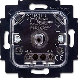 Busch rotary dimmer UP, DALI, Power, TW 2116/11 U 1