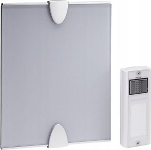Grothe 4910752 Wireless Gong Set Mistral Range, 210 M, White, Silver 1