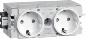 Tehalit socket 2-way traffic white GS20009016 1
