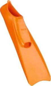 Beco Unisex - Adult Silicone Short Fins-9910 Short Fin, Orange, 44/45 1