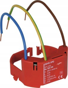 Dehn+Sohne US module STC 230 f.Schuko socket device surge protection for energy technology/power supply 1