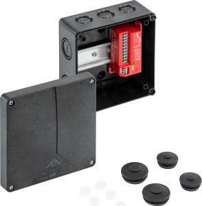 Spelsberg 49141005 junction box (L x W x H) 79 x 140 x 140mm black IP65 1 pc. 1