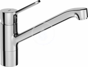 Hansa sink faucet primo (single-lever single-hole mixer, flow rate 12 l/min, chrome-plated, swivels up to 150deg) 49482203 1