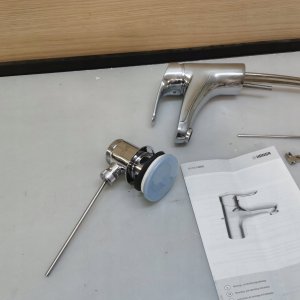 Hansa 1092183 washbasin faucet Hansamix, chrome 7