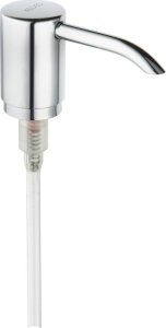 Keuco replacement pump for lotion dispenser (pump head chrome, loose, easy dosing) 04950010001, white 1