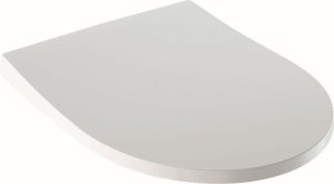 Geberit Keramag toilet seat ICON white narrow design antibk top mount, with lowering bracket, QuickRel 1