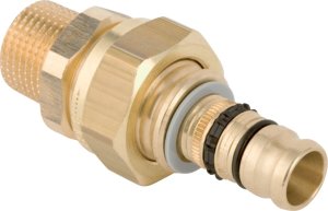 Geberit Mepla transition fitting with AG d32 x R1 with nozzle (RG) 604 590 005 1