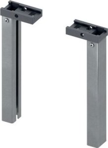TECEprofil telescopic fastening for modules (2 pieces, height adjustable 1190 - 1300 mm, with fastening material) 9380001 1