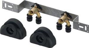 TECElogo-Ax mounting unit, dim. 16xRP1/2", pitch 150mm, silicon bronze, 8804004 1