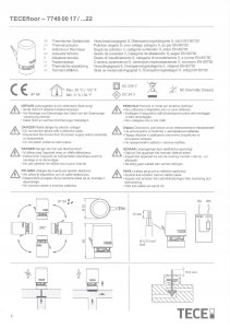 TECEfloor SLQ actuator TA 2.0, 7749, version: 230 V 4