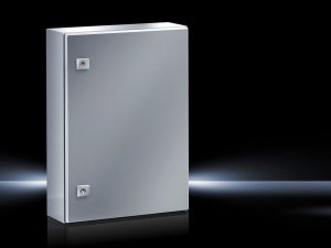 Rittal AE stainless steel wall enclosure IP66, HxWxD 600 mm x 380 mm x 210 mm 1