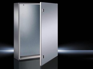 Rittal AE stainless steel wall enclosure IP66, HxWxD 500 mm x 400 mm x 210 mm 1