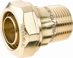 Beulco transition piece model series 66 straight, AG 3/4 25x2.3mm 1