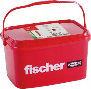 fischer DuoPower 8 x 40, practical bucket with 1,200 universal dowels, powerful 2-component dowel, plastic dowel 1