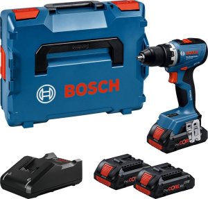 Wiertarko-wkrętarka Bosch Bosch Professional 18V System Cordless Drill GSR 18V-65 (brushless motor, head length 166, including 3x battery ProCORE18V  06019N3208 1