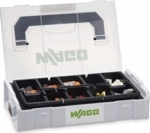 WAGO connection terminal set 887-960 195-piece, with various connection and lighting terminals of the series 221, 224 and 2 1
