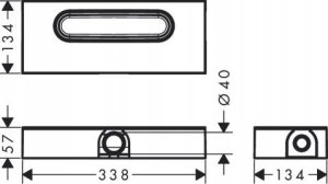 hansgrohe basic body uBox universal, basic body 2