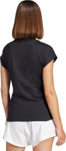 Adidas adidas Women's Essentials LINEAR Cotton T-Shirt, Black/White, XL 3