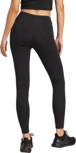 adidas Women's Essentials LINEAR Cotton Leggings, Black/White, XS 2