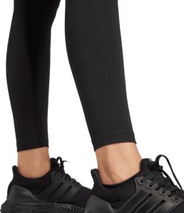 adidas Women's Essentials LINEAR Cotton Leggings, Black/White, XS 6