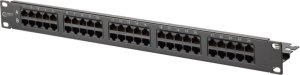 METZ CONN. Patch panel black l UAE 50X8(4) cat. 130886-0203-E 1