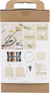 DIY Kit creativ company Starter Craft Set Embroidery Flower - perfect complete set for beginners to 2