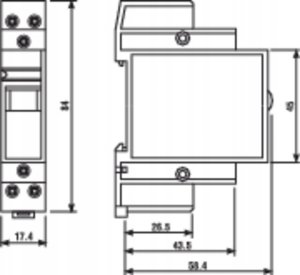 Finder installation relay 1S/1NC 20A 24VDC 22.23.9.024.4000 2