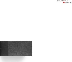 Performance in Lighting PRISMA LED wall light, aluminum, anthracite, 10 x 10 x 10 cm 1