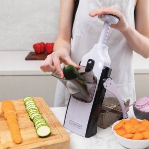 MEDIASHOP Livington TurboCut universal slicer - vegetable cutter with 3 blade settings for 11